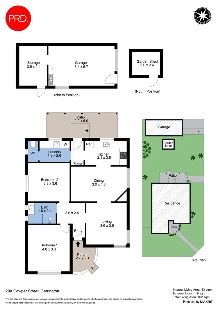 Floorplan of Homely house listing, 29A Cowper Street, Carrington NSW 2294