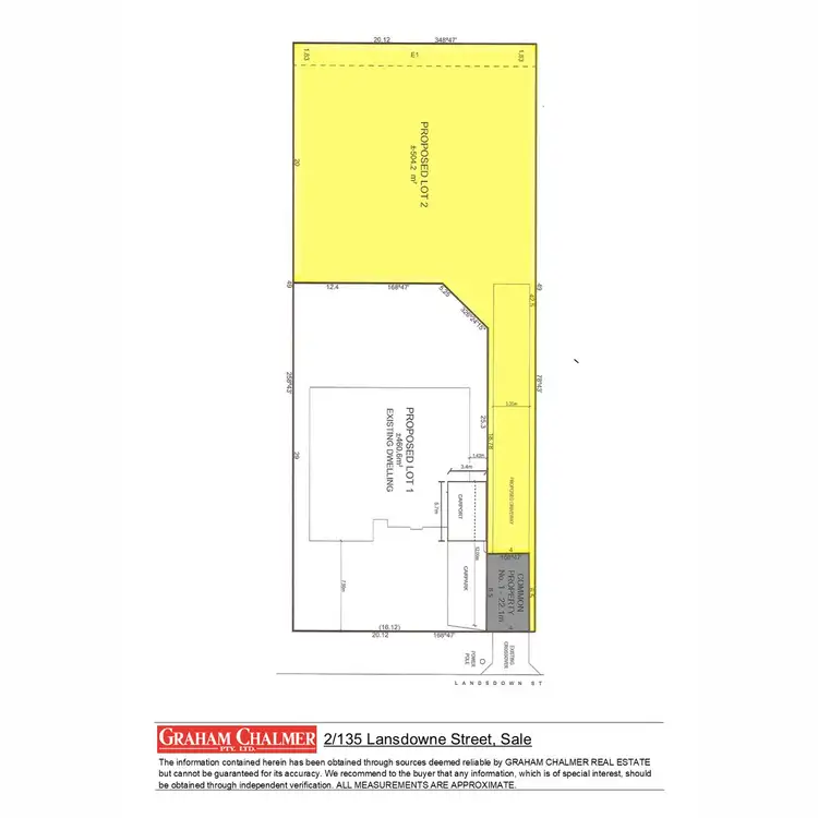 Floorplan of Homely land listing, LOT 2, 135 Lansdowne Street, Sale VIC 3850