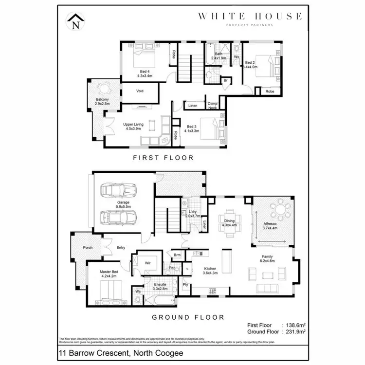 Floorplan of Homely house listing, 11 Barrow Crescent, North Coogee WA 6163