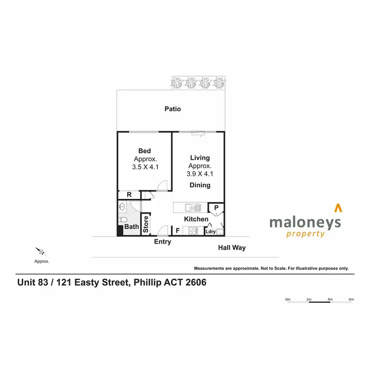 Floorplan of Homely apartment listing, 83/121 Easty Street, Phillip ACT 2606
