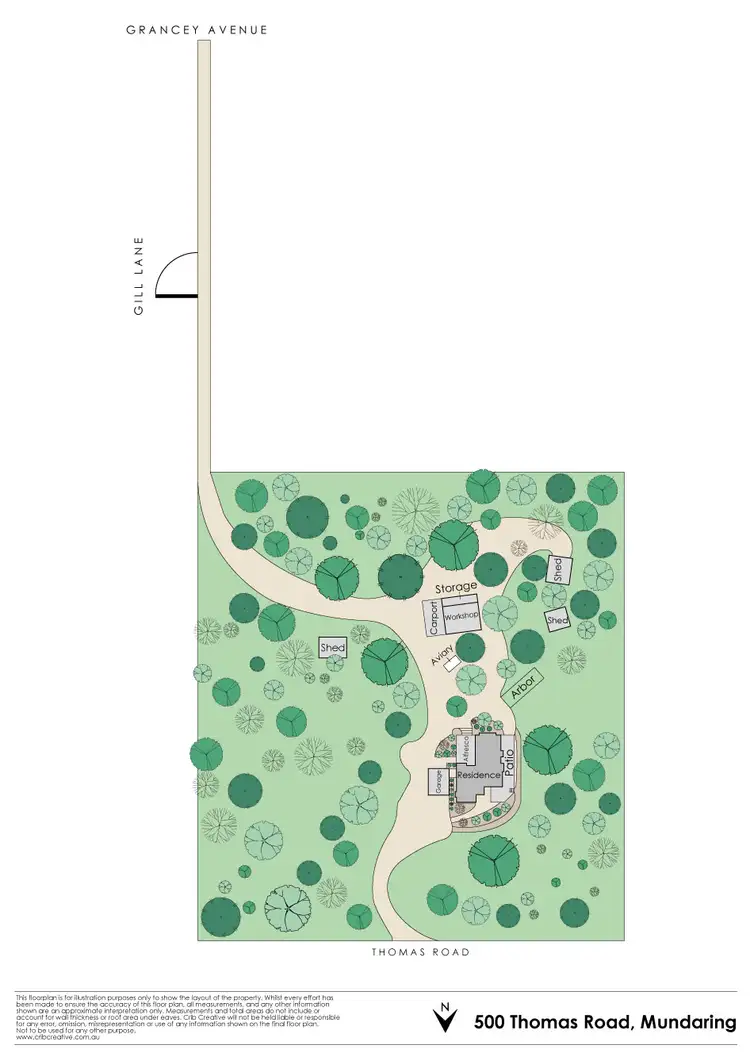 Floorplan of Homely house listing, 500 Thomas Road, Mundaring WA 6073