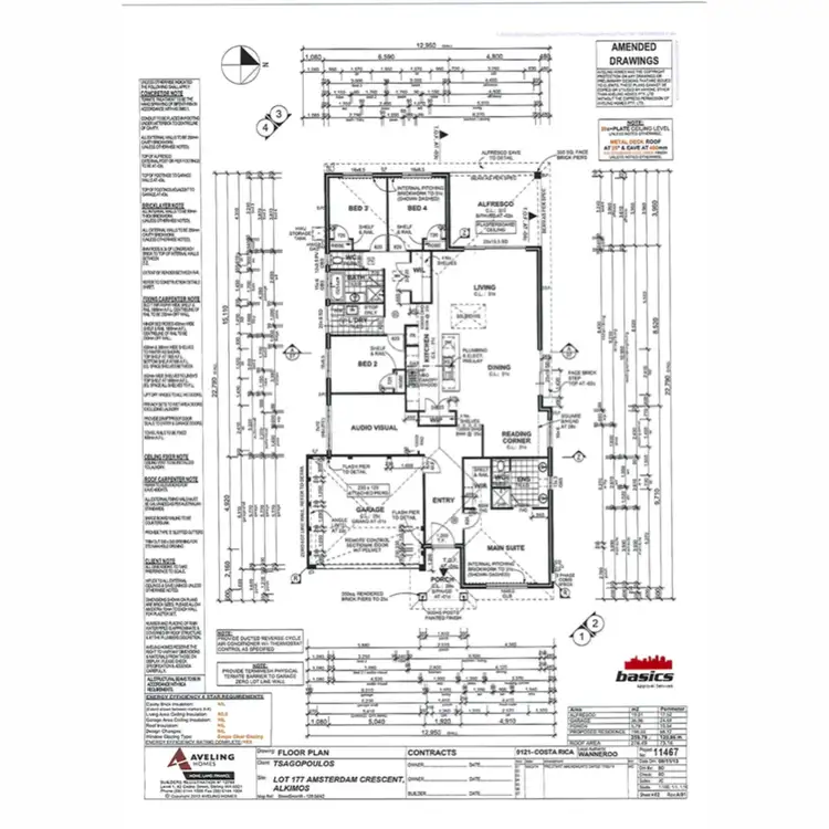 Floorplan of Homely house listing, 14 Amsterdam Crescent, Alkimos WA 6038