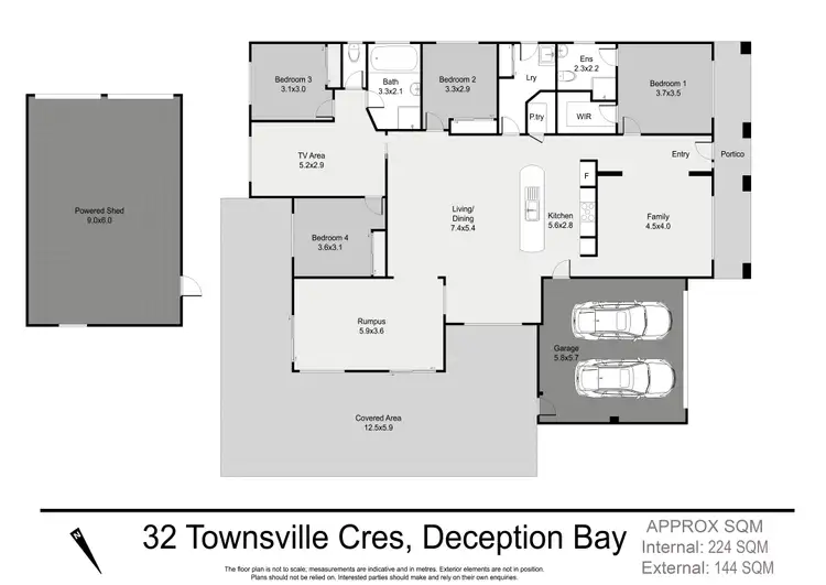 Floorplan of Homely house listing, 32 Townsville Crescent, Deception Bay QLD 4508