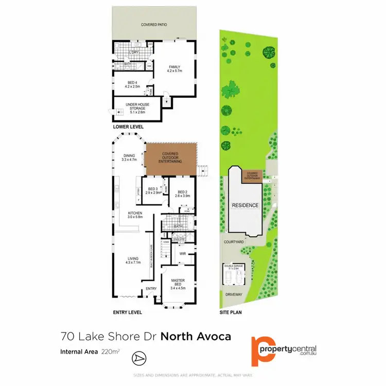 Floorplan of Homely house listing, 70 Lake Shore Drive, North Avoca NSW 2260