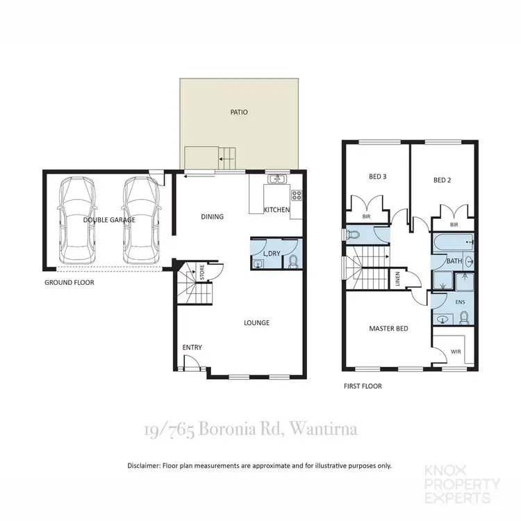 Floorplan of Homely townhouse listing, 19/765 Boronia Road, Wantirna VIC 3152