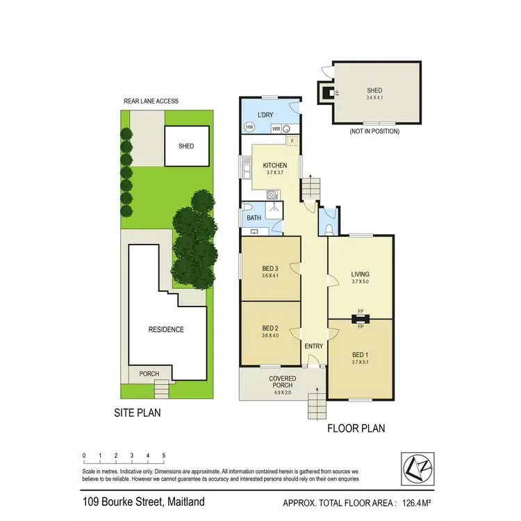 Floorplan of Homely house listing, 109 Bourke Street, Maitland NSW 2320
