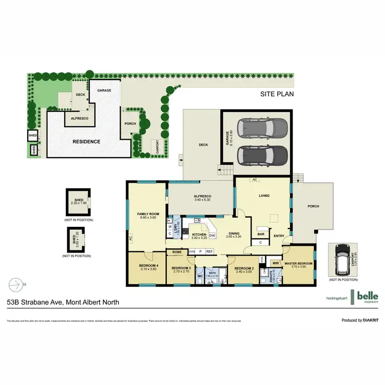 Floorplan of Homely house listing, 53B Strabane Avenue, Mont Albert North VIC 3129