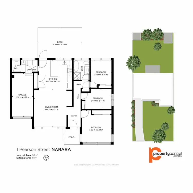 Floorplan of Homely house listing, 1 Pearson Street, Narara NSW 2250