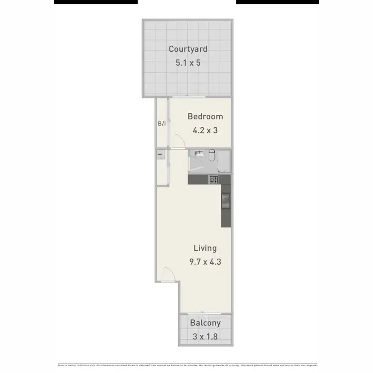 Floorplan of Homely apartment listing, 303/448 Boundary Street, Spring Hill QLD 4000