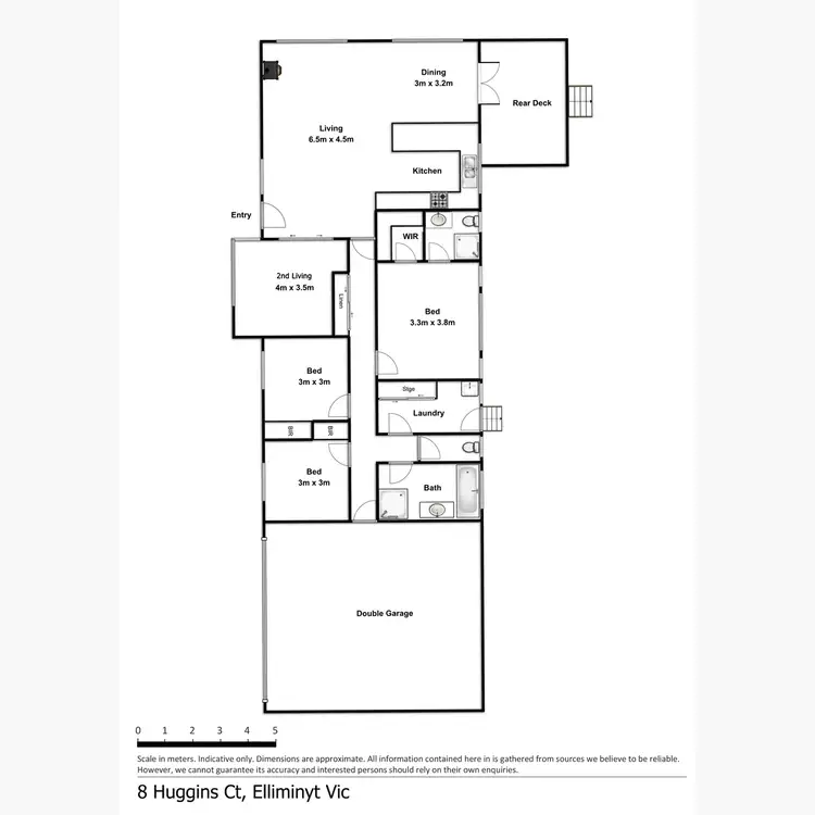Floorplan of Homely house listing, 8 Huggins Court, Elliminyt VIC 3250