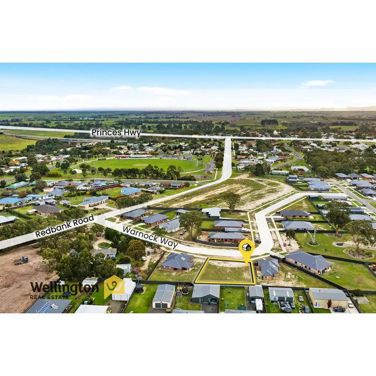 Floorplan of Homely land listing, 10 Warnock Way, Stratford VIC 3862