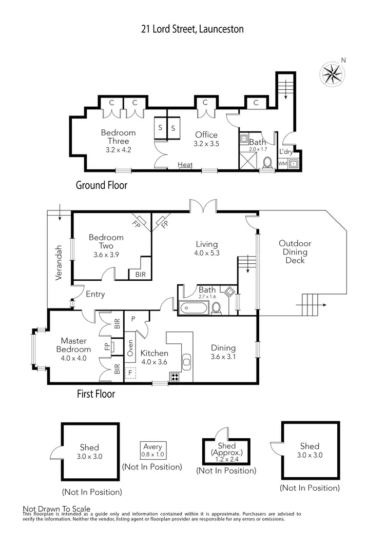 Floorplan of Homely house listing, 21 Lord Street, Launceston TAS 7250