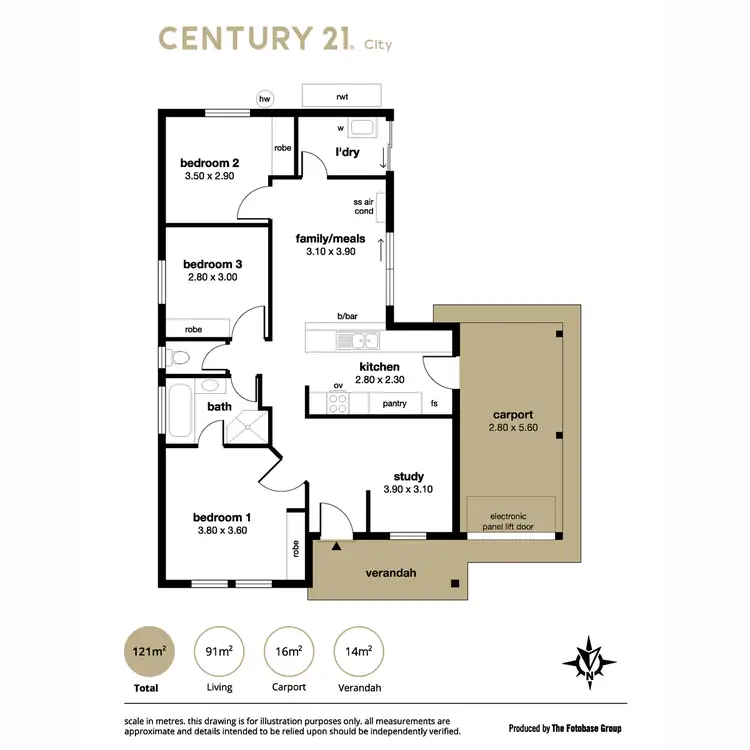 Floorplan of Homely house listing, 4/96 Bains Road, Morphett Vale SA 5162