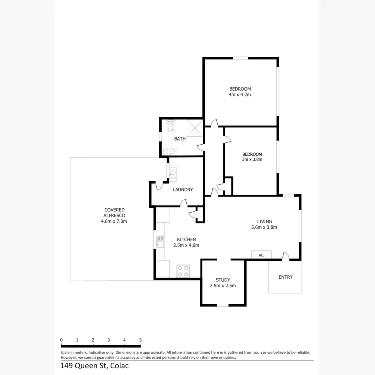 Floorplan of Homely house listing, 149 Queen Street, Colac VIC 3250