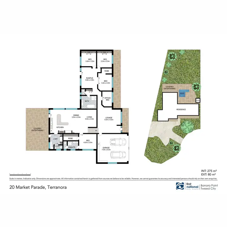 Floorplan of Homely house listing, 20 Market Parade, Terranora NSW 2486