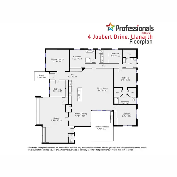 Floorplan of Homely house listing, 4 Joubert Drive, Llanarth NSW 2795