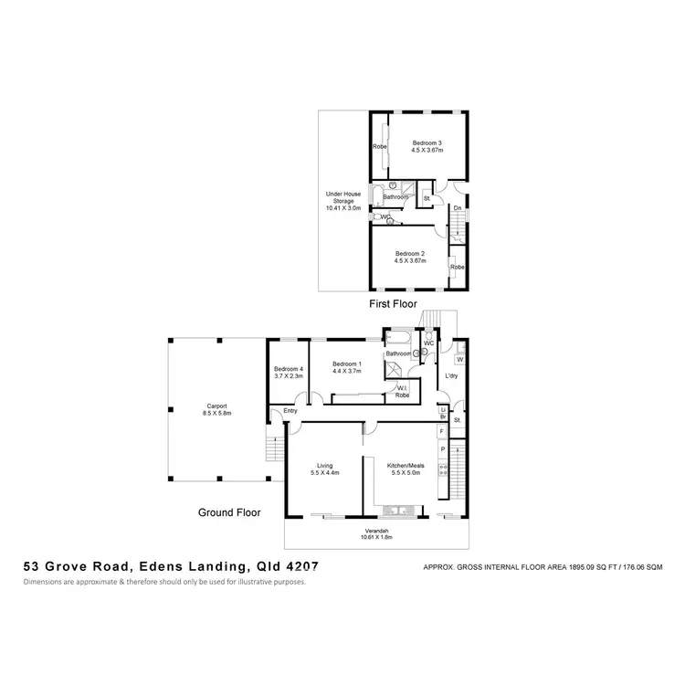 Floorplan of Homely house listing, 53 Grove Road, Edens Landing QLD 4207