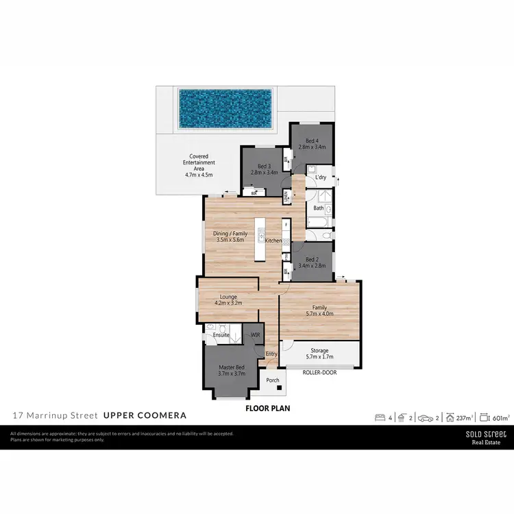 Floorplan of Homely house listing, 17 Marrinup Street, Upper Coomera QLD 4209