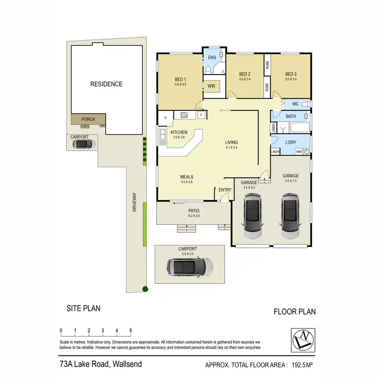 Floorplan of Homely house listing, 73a Lake Road, Wallsend NSW 2287
