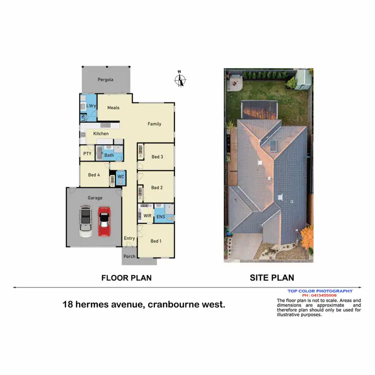 Floorplan of Homely house listing, 18 Hermes Avenue, Cranbourne West VIC 3977