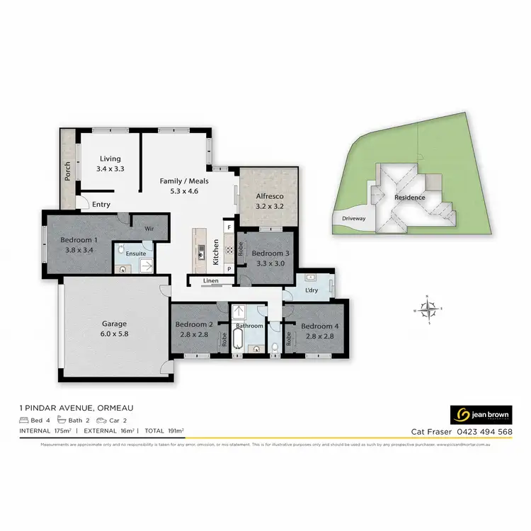 Floorplan of Homely house listing, 1 Pindar Avenue, Ormeau QLD 4208