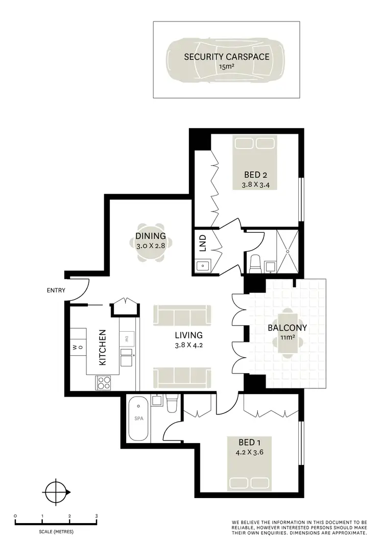 Floorplan of Homely apartment listing, 5/83-97 Marriott Street, Redfern NSW 2016