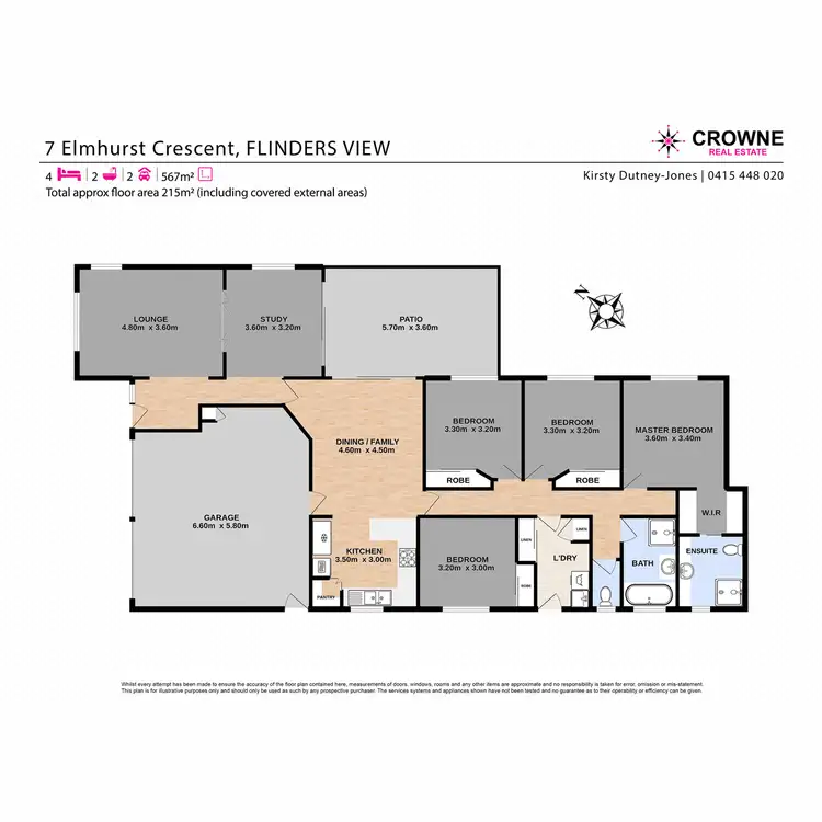 Floorplan of Homely house listing, 7 Elmhurst Crescent, Flinders View QLD 4305