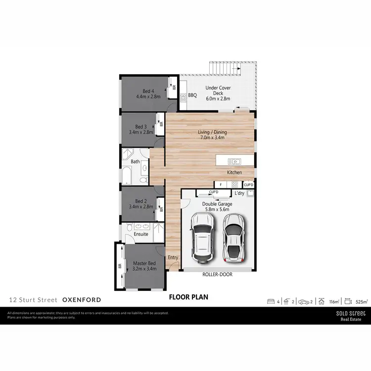Floorplan of Homely house listing, 12 Sturt Street, Oxenford QLD 4210