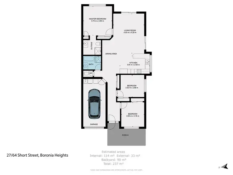 Floorplan of Homely unit listing, 27/54-64 Short Street, Boronia Heights QLD 4124
