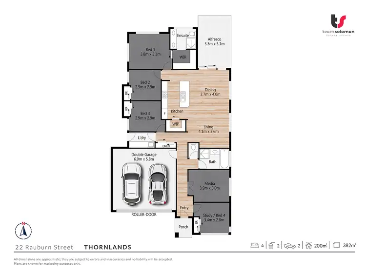 Floorplan of Homely house listing, 22 Rauburn Street, Thornlands QLD 4164