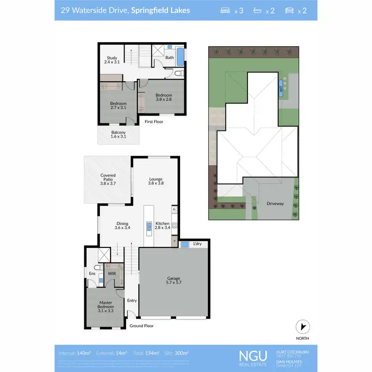 Floorplan of Homely house listing, 29 Waterside Drive, Springfield Lakes QLD 4300