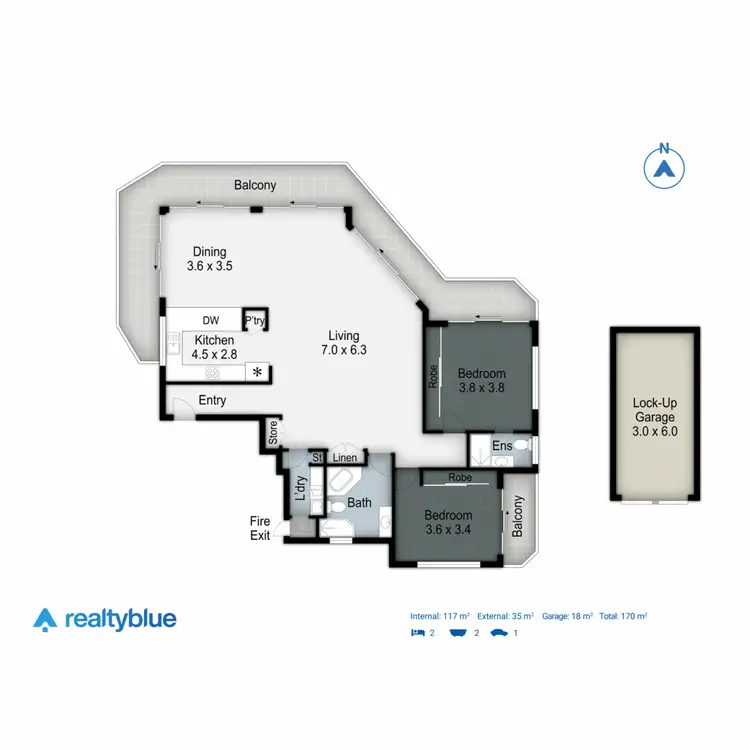 Floorplan of Homely apartment listing, 4/29 Ewart Street, Burleigh Heads QLD 4220