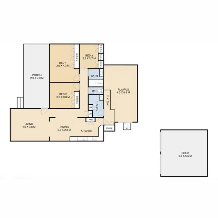 Floorplan of Homely house listing, 7 Dodd Street, Newtown QLD 4350