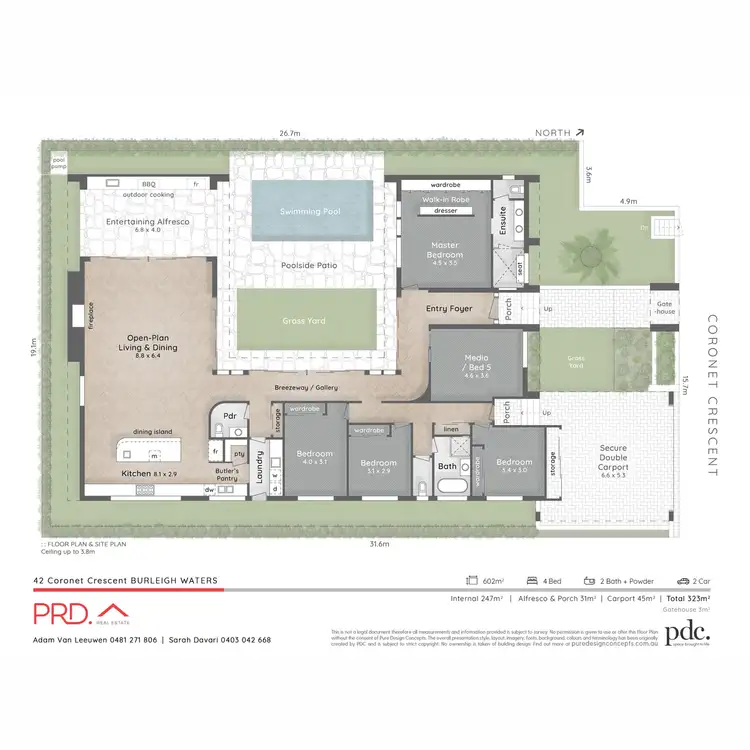 Floorplan of Homely house listing, 42 Coronet Crescent, Burleigh Waters QLD 4220