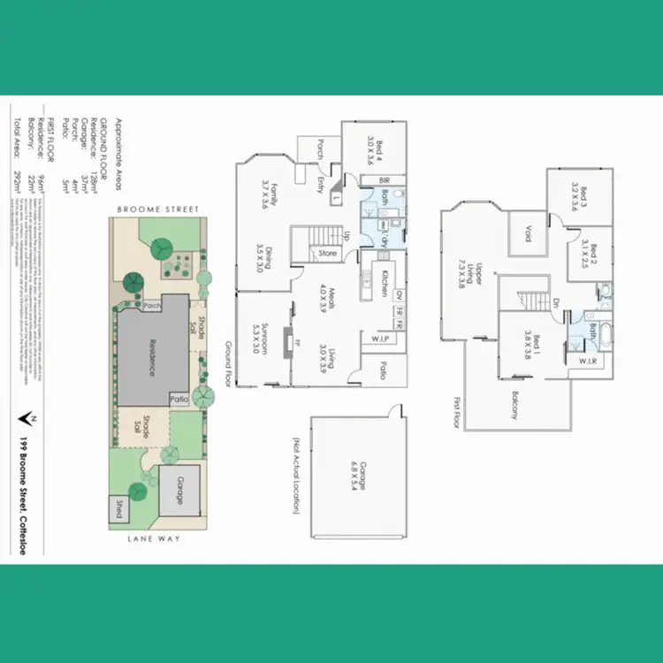 Floorplan of Homely house listing, 199 Broome Street, Cottesloe WA 6011