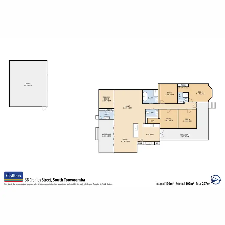 Floorplan of Homely house listing, 38 Cranley Street, South Toowoomba QLD 4350