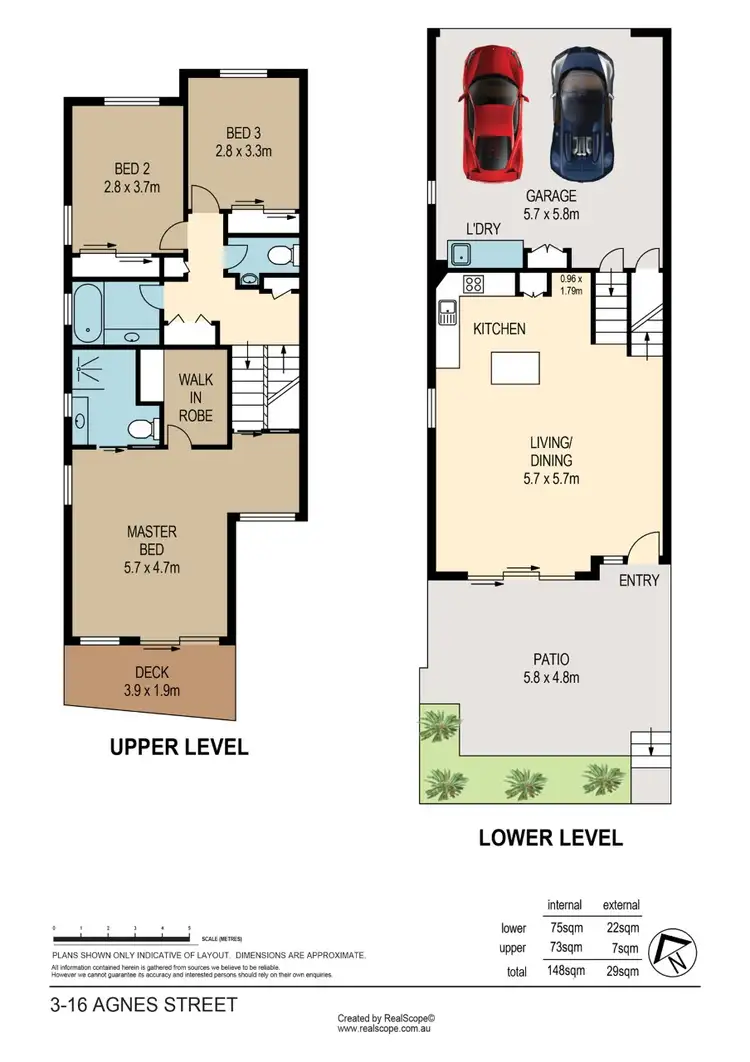 Floorplan of Homely townhouse listing, 3/16 Agnes Street, Morningside QLD 4170