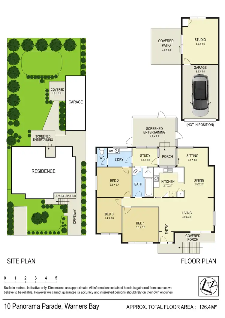 Floorplan of Homely house listing, 10 Panorama Parade, Warners Bay NSW 2282