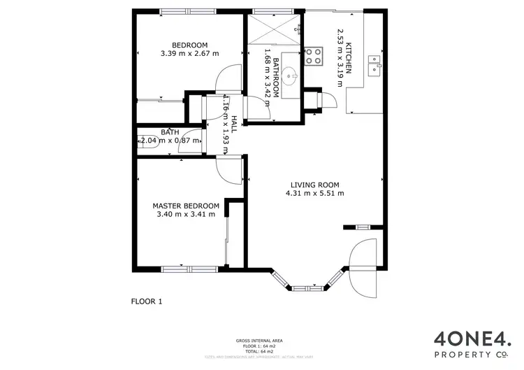 Floorplan of Homely unit listing, 5/23 Vieste Drive, Glenorchy TAS 7010