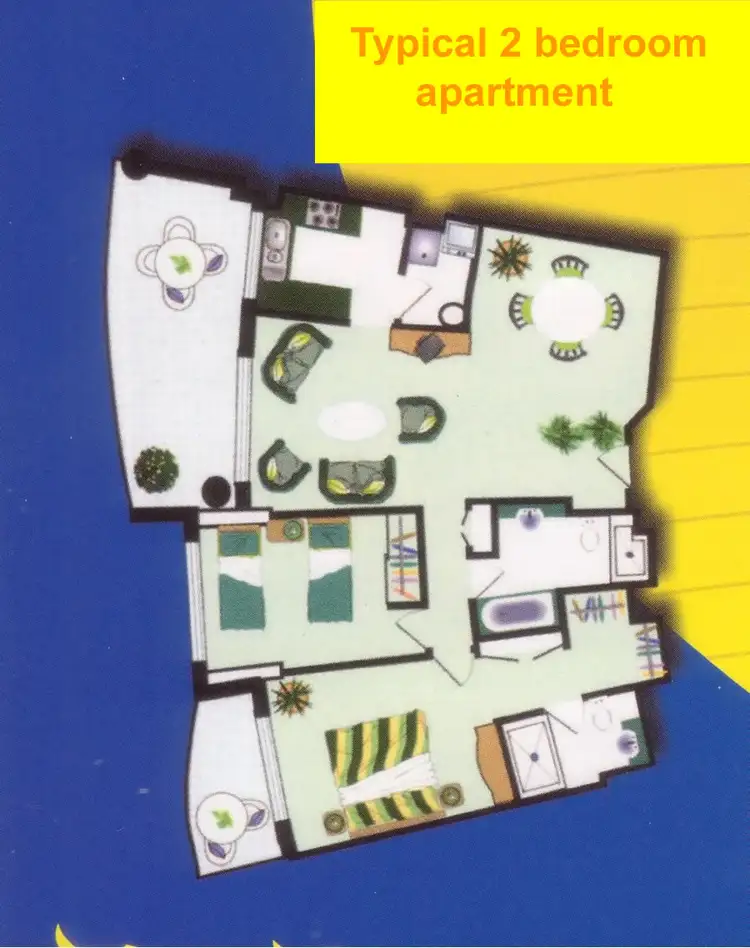Floorplan of Homely apartment listing, 35/29 Woodroffe Avenue, Main Beach QLD 4217