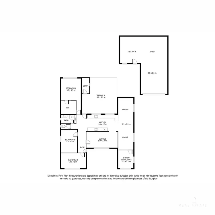 Floorplan of Homely house listing, 22 Currawong Crescent, Mount Gambier SA 5290