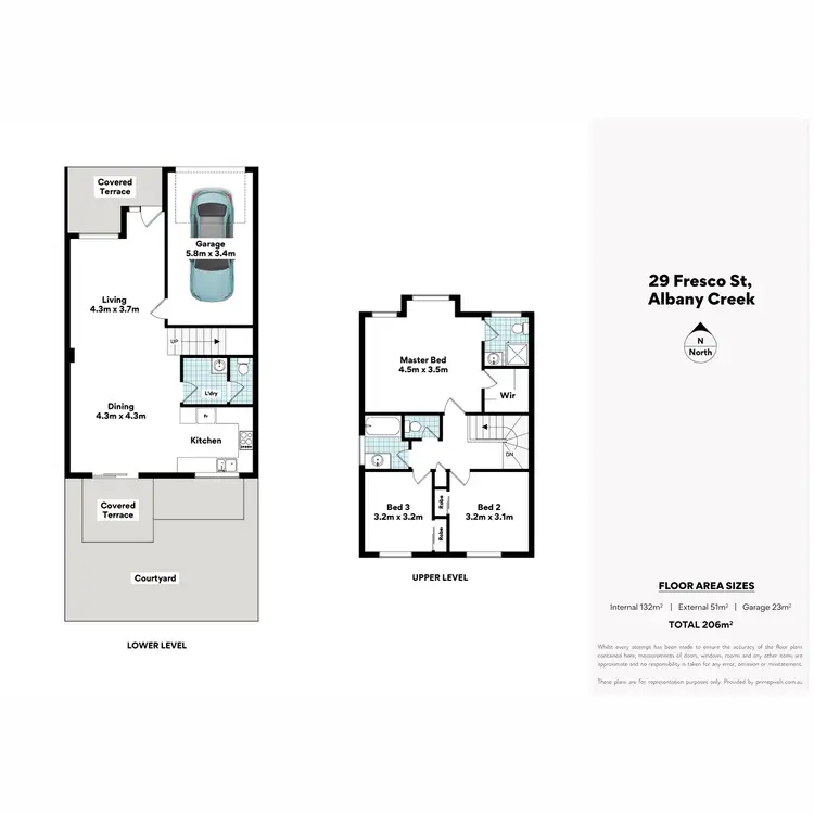Floorplan of Homely townhouse listing, 29/24 Faheys Road East, Albany Creek QLD 4035