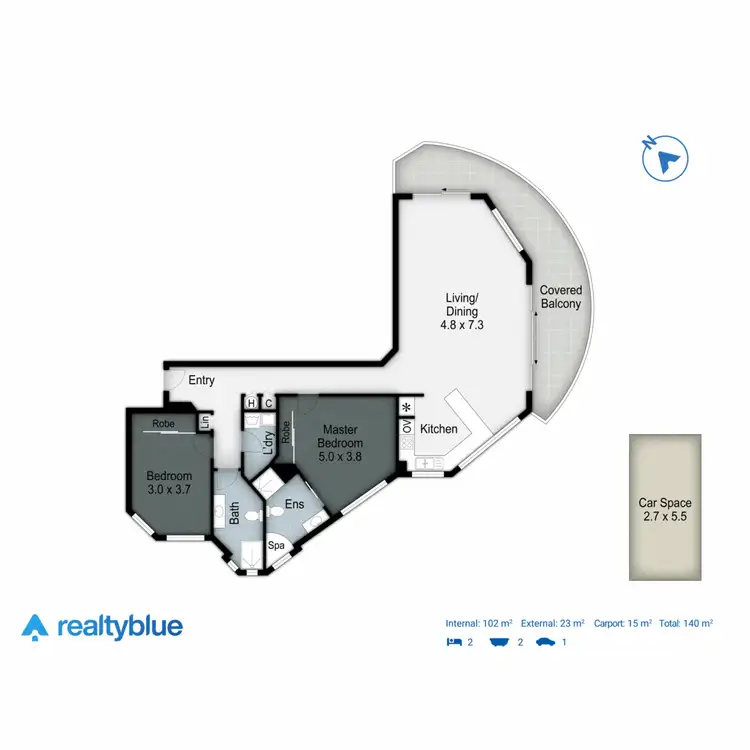 Floorplan of Homely apartment listing, 3D/238 The Esplanade, Burleigh Heads QLD 4220