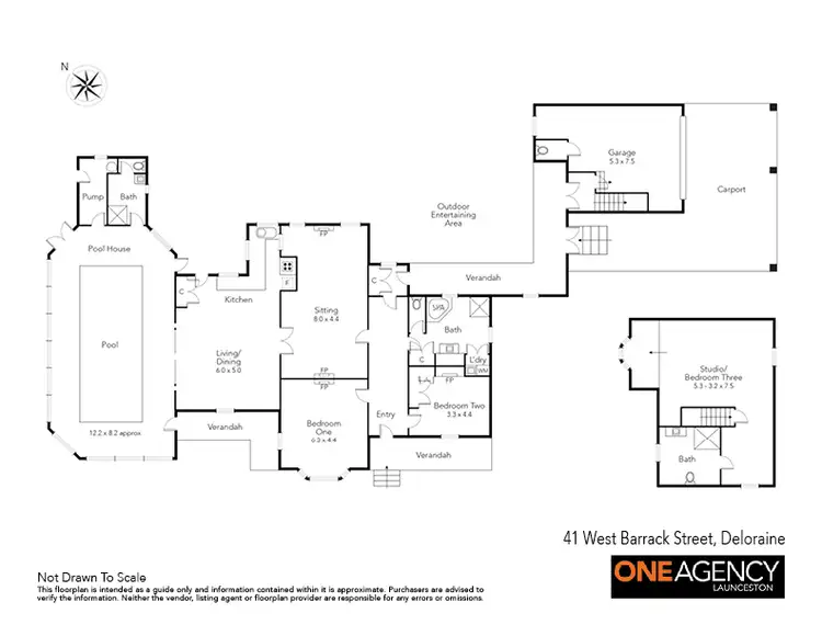 Floorplan of Homely house listing, 41 West Barrack Street, Deloraine TAS 7304