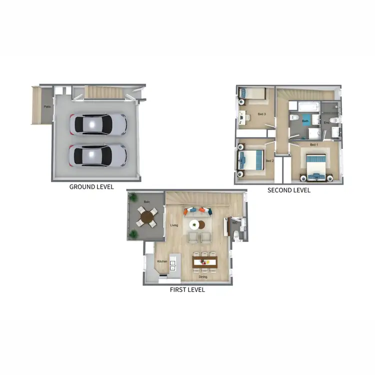 Floorplan of Homely townhouse listing, 5/69-71 Reinhold Crescent, Chermside QLD 4032