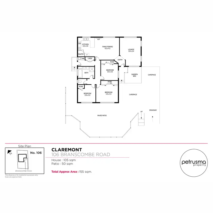 Floorplan of Homely house listing, 106 Branscombe Road, Claremont TAS 7011
