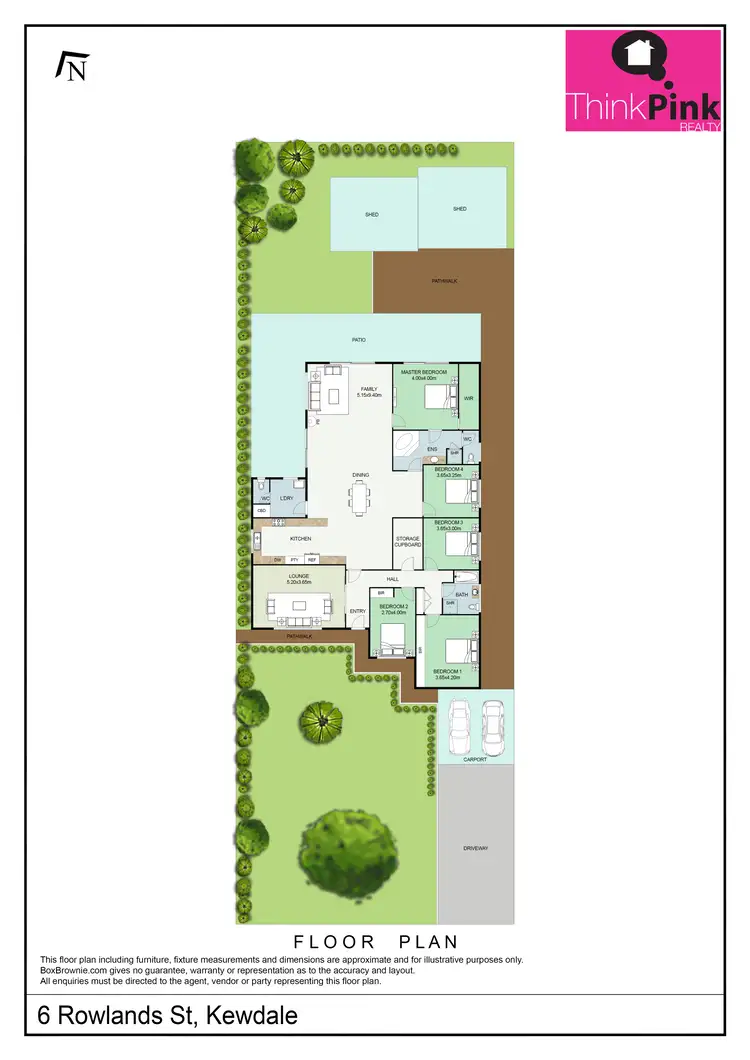 Floorplan of Homely house listing, 6 Rowlands Street, Kewdale WA 6105