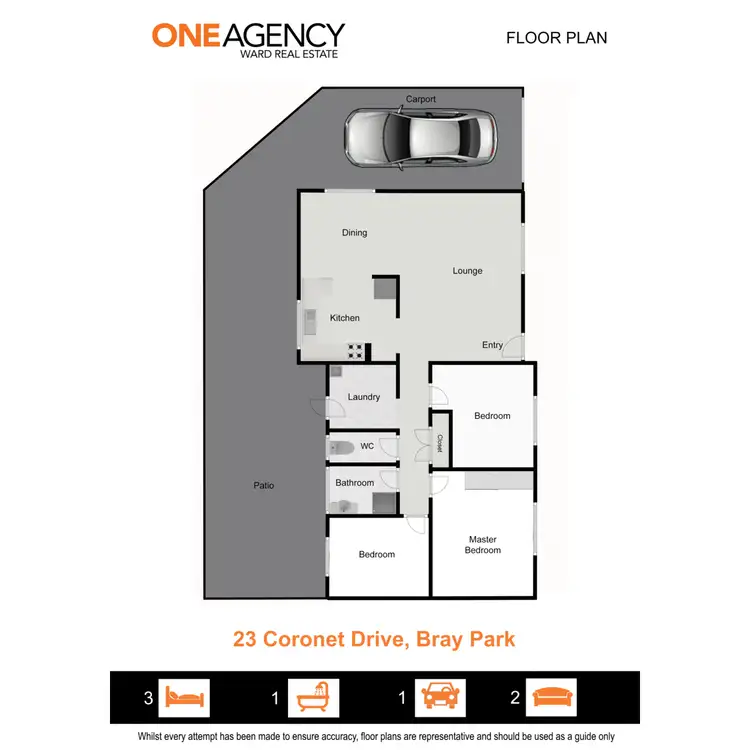 Floorplan of Homely house listing, 23 Coronet Drive, Bray Park QLD 4500