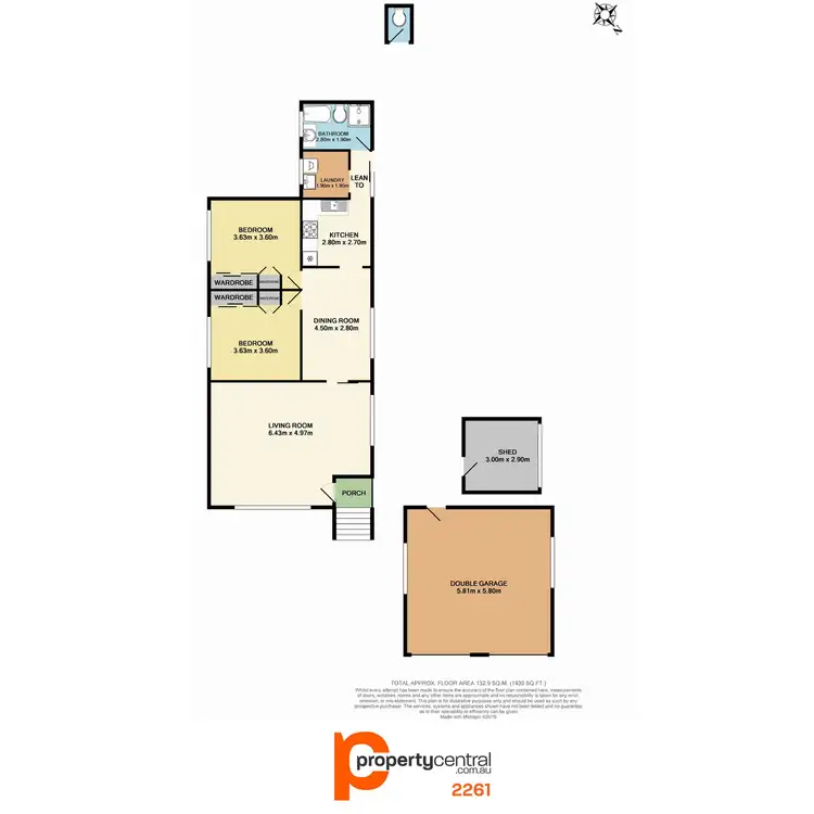 Floorplan of Homely house listing, 230 Lakedge Avenue, Berkeley Vale NSW 2261