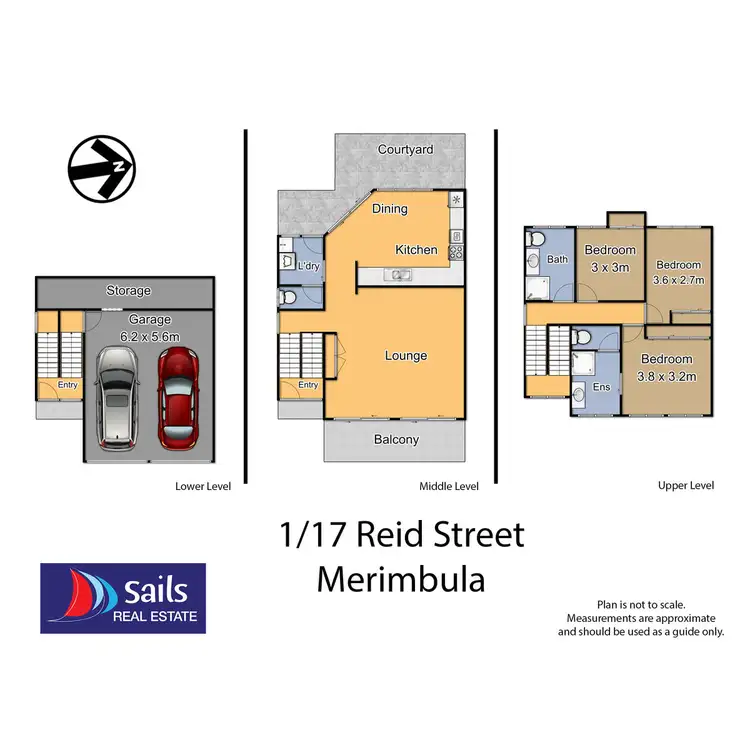 Floorplan of Homely apartment listing, 1/17 Reid Street, Merimbula NSW 2548